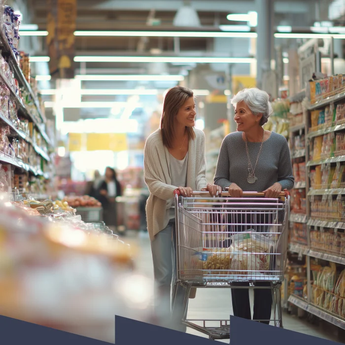 Lopend<br><span style='font-weight: 300;'>je boodschappen doen</span>